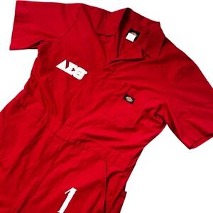 VTG‎ Delta Sigma Theta Red Coverall Dickies Men's 1913 Greek Letters Large Tall